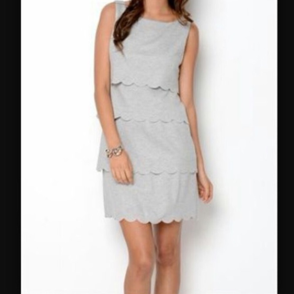 Philosophy Tiered Shift Dress Sz M